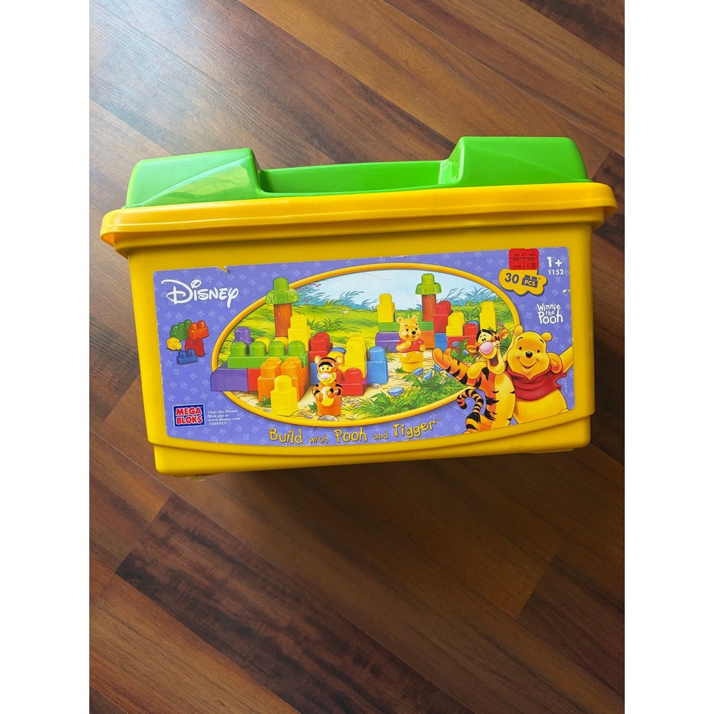 Mega Bloks Disney Winnie the Pooh Build with Pooh and Tigger 1152 Vintage 2005